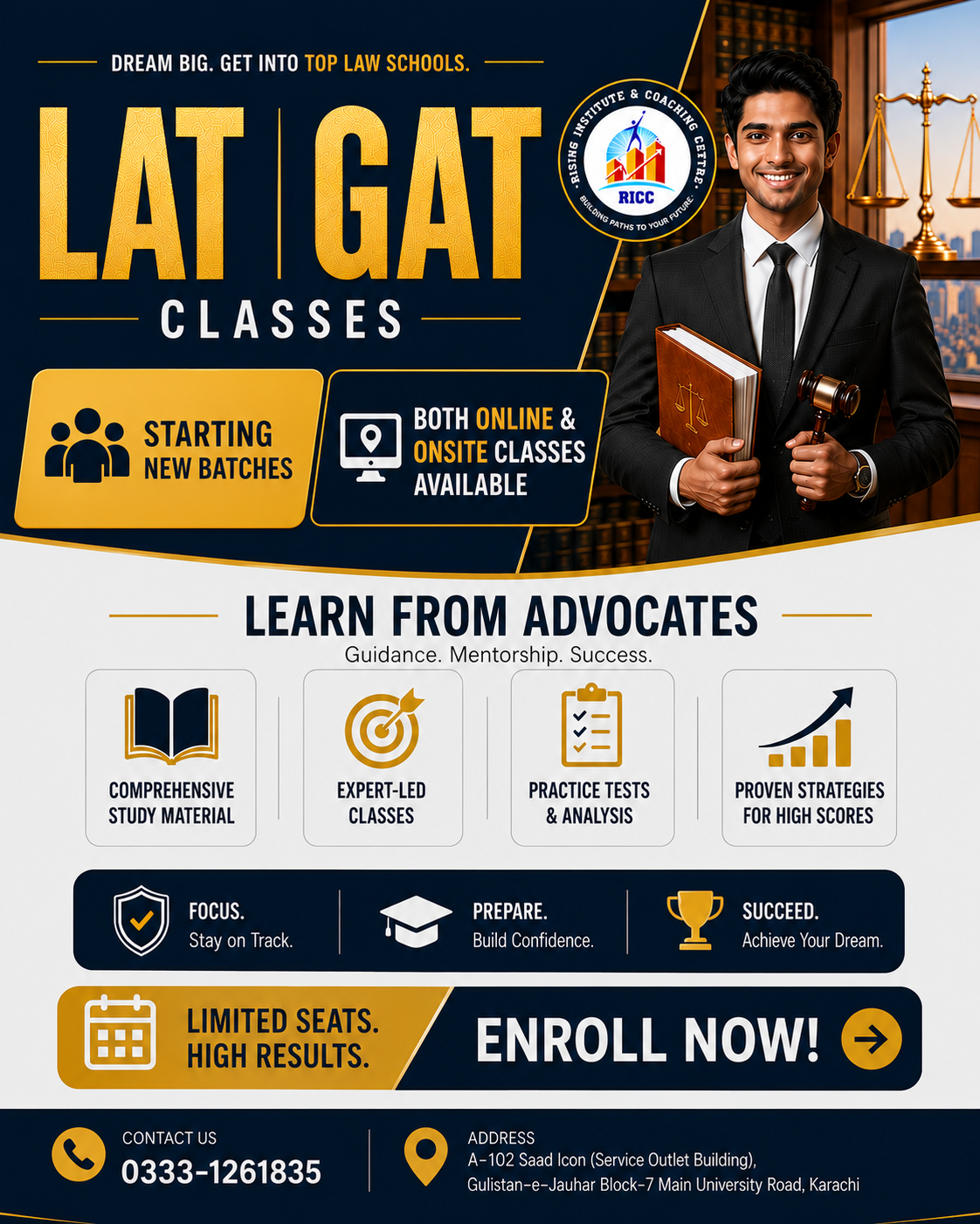 Law Admission Tests Preparation - Rising Institute & Coaching Centre